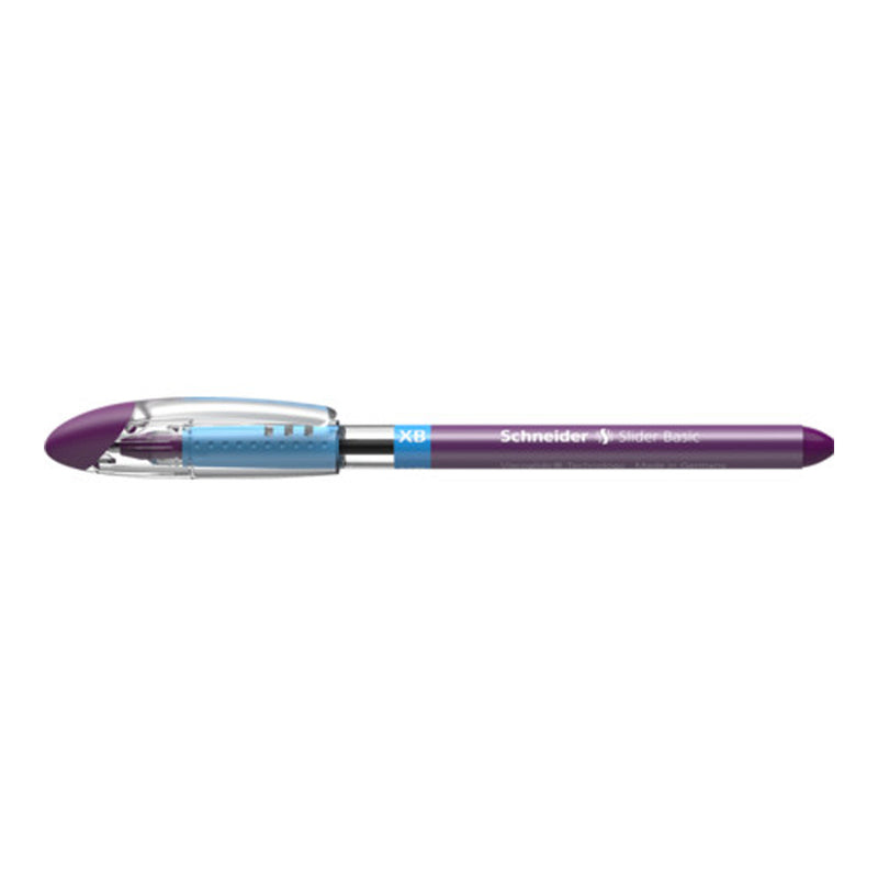 Schneider Slider Basic Viscoglide Ballpoint Pen, Violet XB