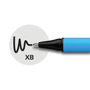Schneider Slider Edge Triangular-Barrel Viscoglide Ballpoint Pen, Baby Blue XB