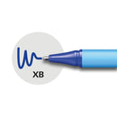 Schneider Slider Edge Triangular-Barrel Viscoglide Ballpoint Pen, Blue XB