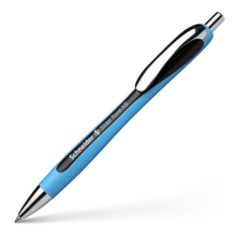 Schneider Slider Rave Retractable Viscoglide Ballpoint Pen, Black XB