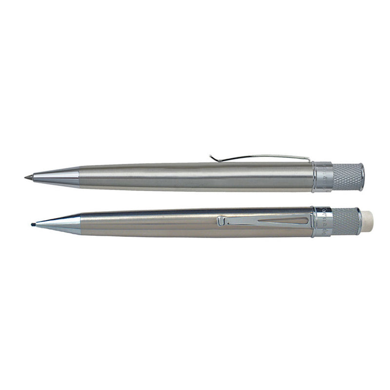 Retro 51 Tornado Rollerball Pen & Pencil Gift Set, Stainless