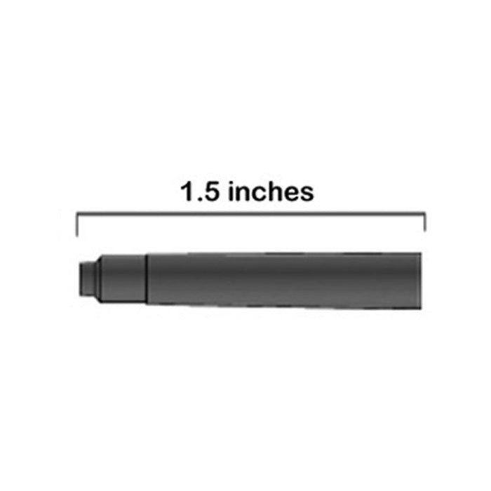Pk/6 J. Herbin Fountain Pen Ink Cartridges, Larmes de Cassis (Black Currant)