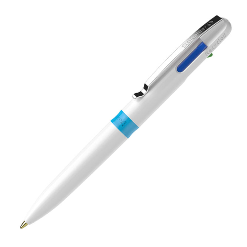 Schneider Take 4 Multifunction 4-Color Ballpoint Pen, White