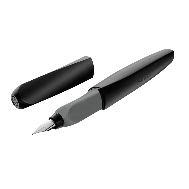 Pelikan Twist Fountain Pen, Black, Medium Nib