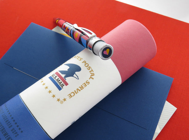 Retro 51 Tornado US Post Office Series Rollerball Pen, Love Stamp 2021