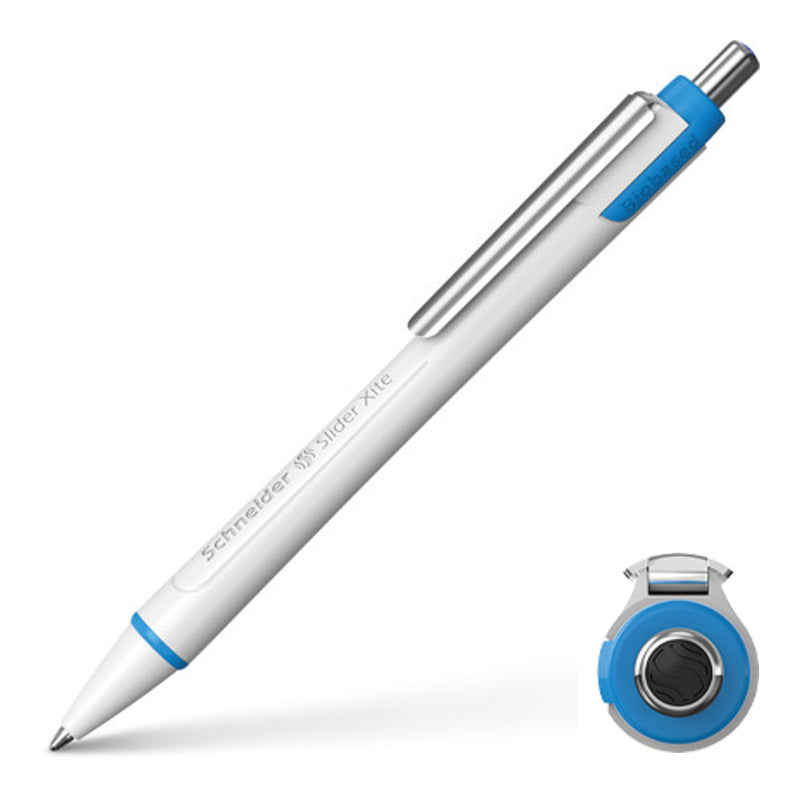 Schneider Xite Retractable Ballpoint Pen (Biobased Plastics), Black, XB