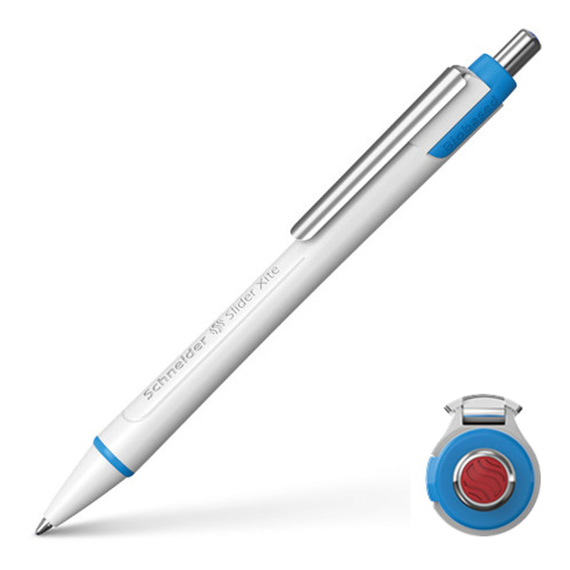 Schneider Xite Retractable Ballpoint Pen (Biobased Plastics), Red, XB
