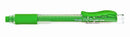 PENTEL Retractable Clic Eraser Grip, Clear Barrel, Lime Green Eraser