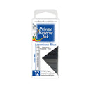 Pk/12 Private Reserve Fountain Pen Ink Cartridges, American Blue
