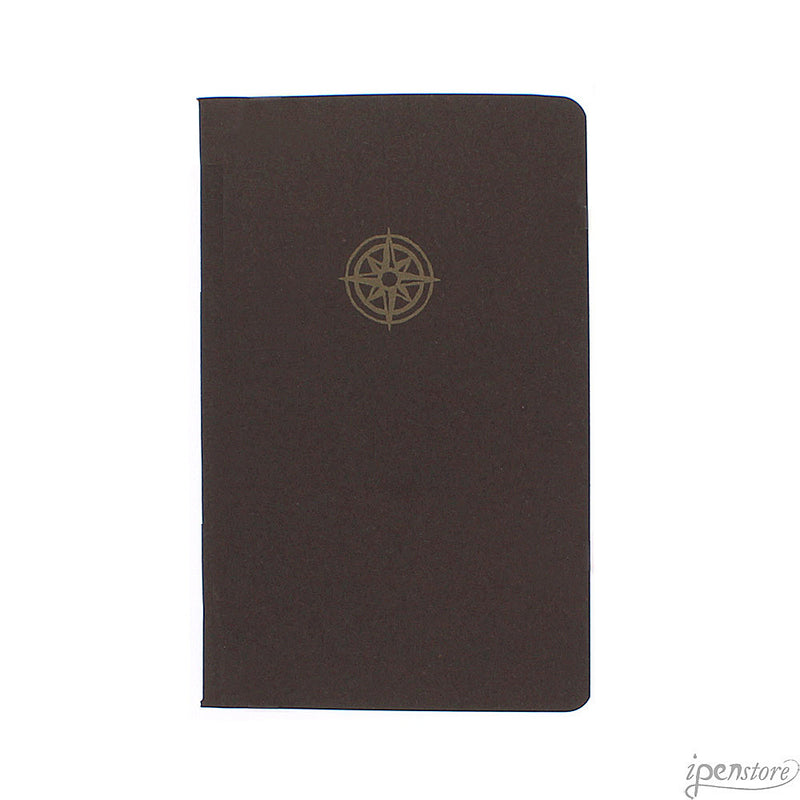 Pk/3 Rosetta Notes Pocket Notebooks, 3-1/2 x 5-1/2, Blank, Chocolate Cover