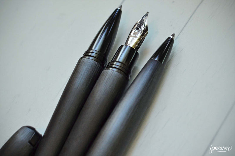 Rosetta Vulcan Ballpoint Pen, "Stealth" Monochromatic Matte Black