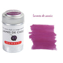 Pk/6 J. Herbin Fountain Pen Ink Cartridges, Larmes de Cassis (Black Currant)