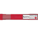 Pk/12 Rosetta Da Vinci Leadholder Leads, 2 mm, Red