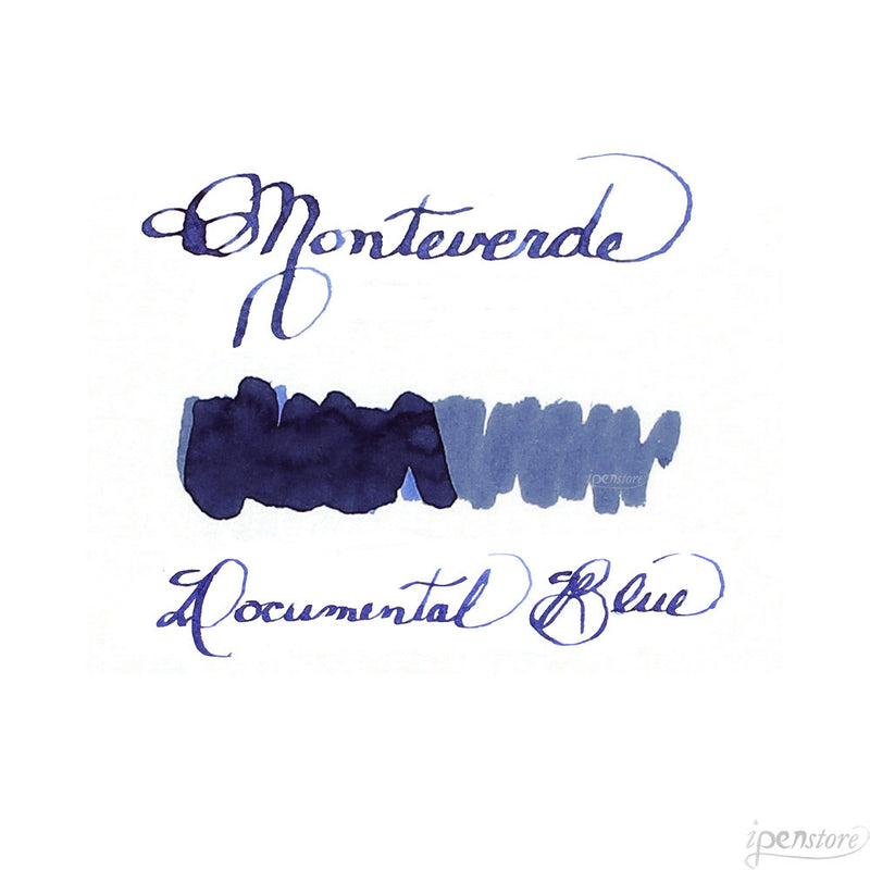 Monteverde 30 ml Bottle Fountain Pen Ink, Documental Permanent Blue