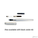 Rosetta Vulcan Fountain Pen, Monochromatic Matte Silver