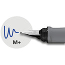 Schneider Ray Fountain Pen, Onyx with Grey Trim