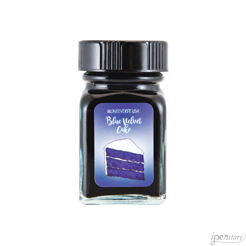 Monteverde 30 ml Bottle Fountain Pen Ink, Blue Velvet Cake
