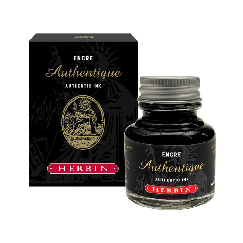 J. Herbin 30 ml Bottle Authentic Ink (Lawyers' Ink), Black