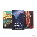 3 Field Notes Notebooks, 3.5" x 5.5", National Parks, Series A, Yosemite-Zion-Acadia
