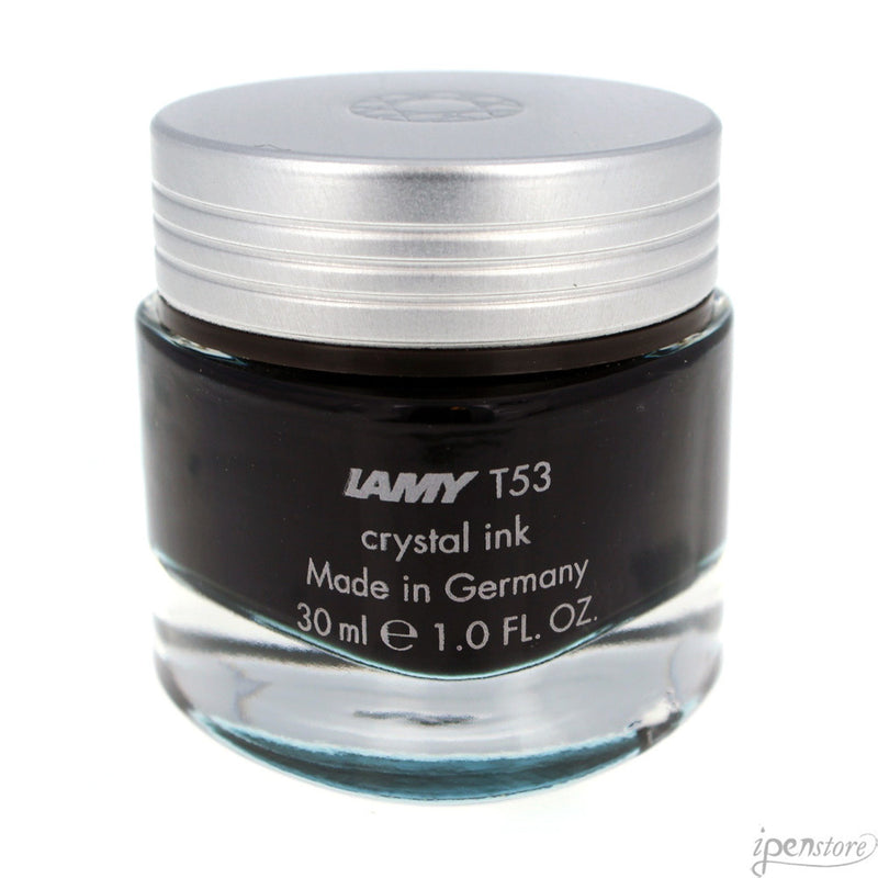Lamy T53 Crystal Fountain Pen Ink, 30 ml, Obsidian