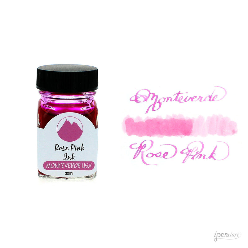 Monteverde 30 ml Bottle Fountain Pen Ink, Rose Pink