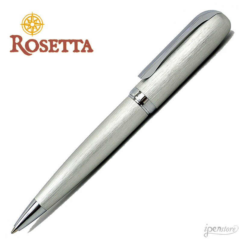 Rosetta Vulcan Ballpoint Pen, Monochromatic Matte Silver