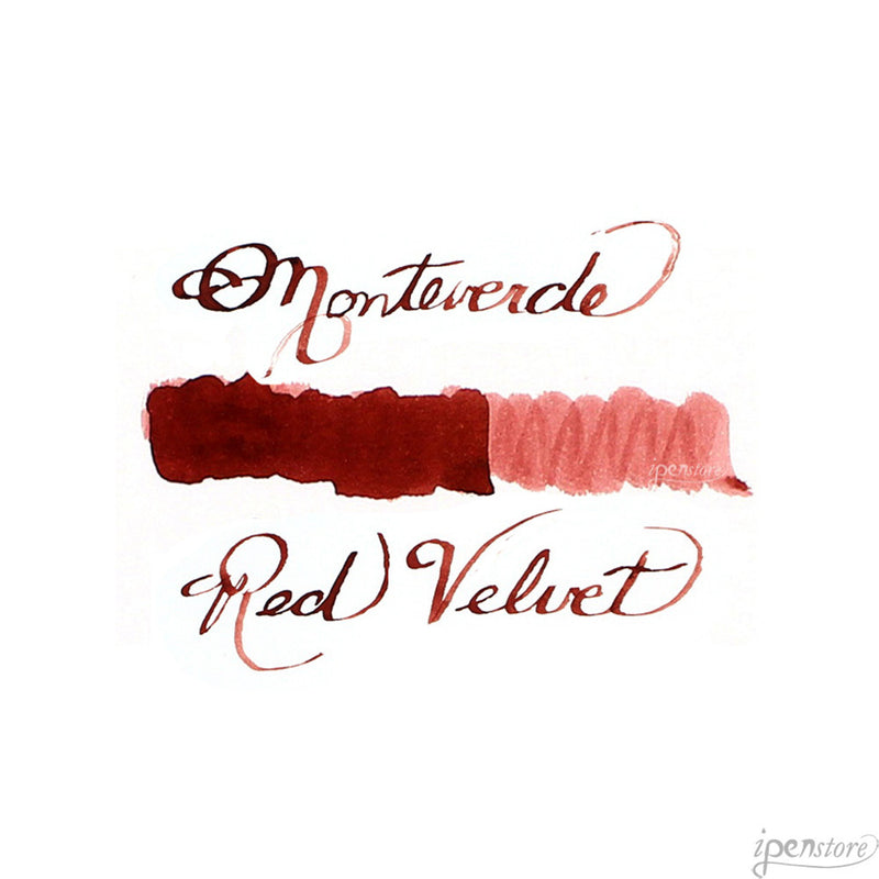 Monteverde 30 ml Bottle Fountain Pen Ink, Red Velvet