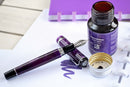 Rosetta Magellan Fountain Pen, Purple, Chrome Trim