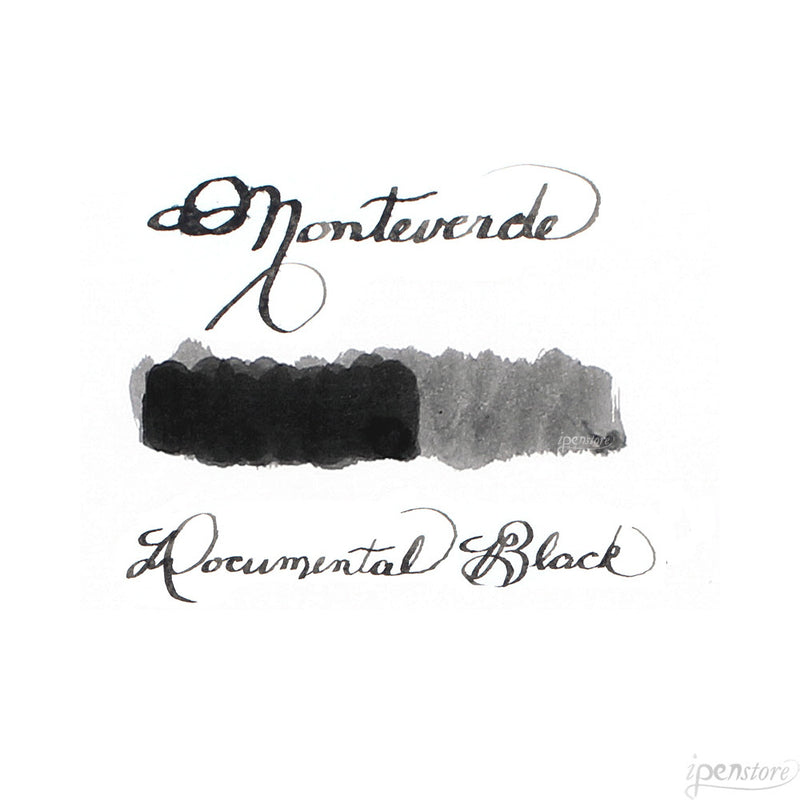 Monteverde 30 ml Bottle Fountain Pen Ink, Documental Permanent Black