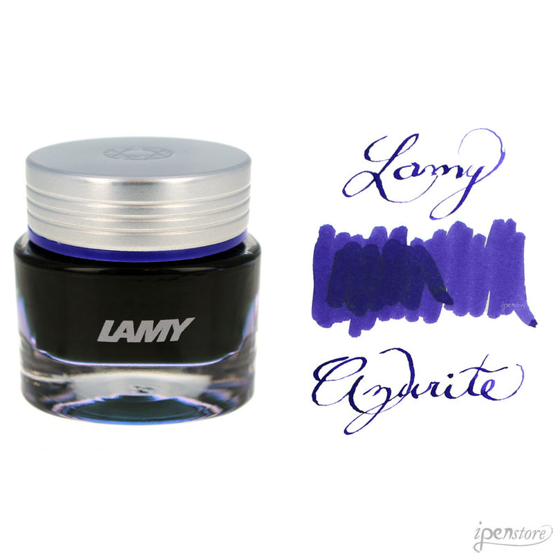 Lamy T53 Crystal Fountain Pen Ink, 30 ml, Azurite 360 (Violet)