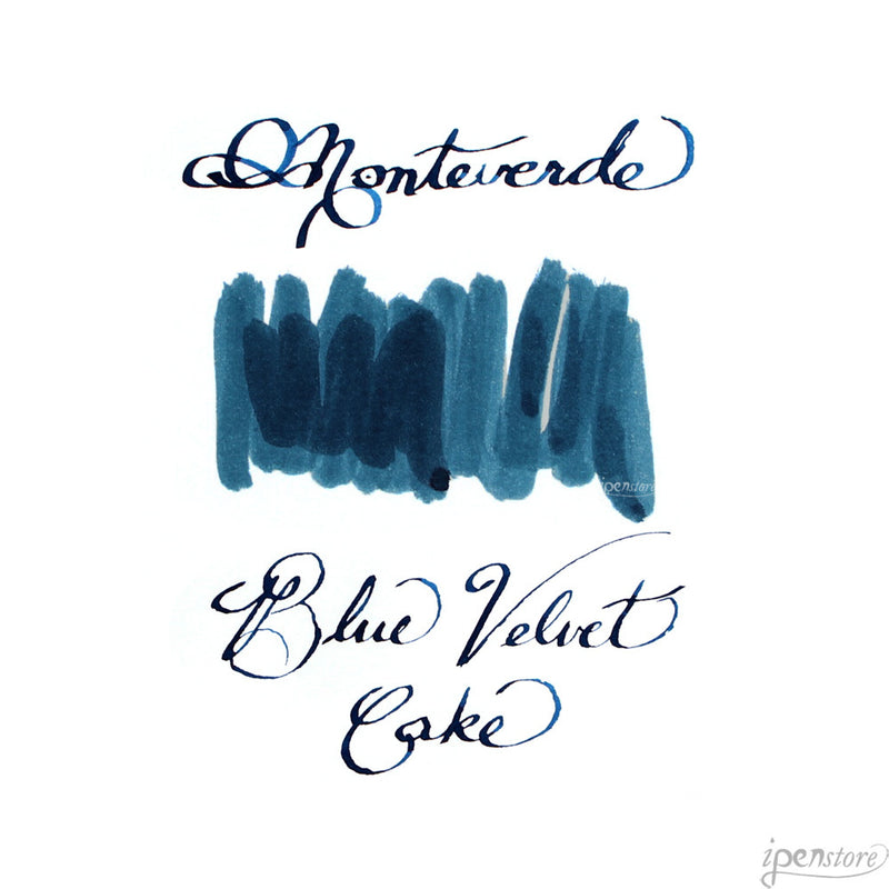 Monteverde 30 ml Bottle Fountain Pen Ink, Blue Velvet Cake