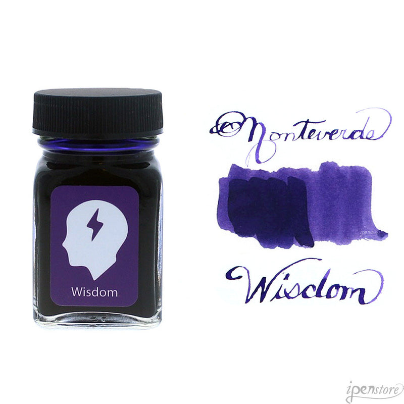 Monteverde 30 ml Bottle Fountain Pen Ink, Wisdom Purple