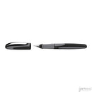 Schneider Ray Fountain Pen, Onyx with Grey Trim