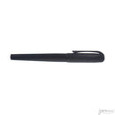 Rosetta Vulcan Fountain Pen, "Stealth" Matte Black, Ruthenium Nib, Broad