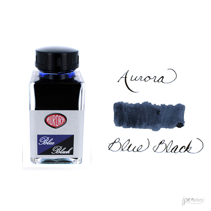 Aurora 45 ml Bottle Fountain Pen Ink, Blue-Black