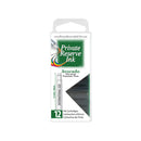Pk/12 Private Reserve Fountain Pen Ink Cartridges, Avocado