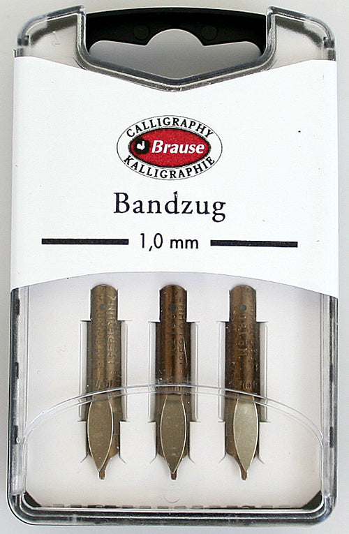 Pk/3 Brause Bandzug Calligraphy Nibs, 1.0 mm