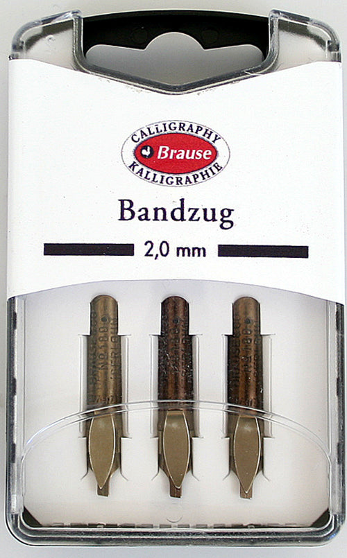 Pk/3 Brause Bandzug Calligraphy Nibs, 2.0 mm