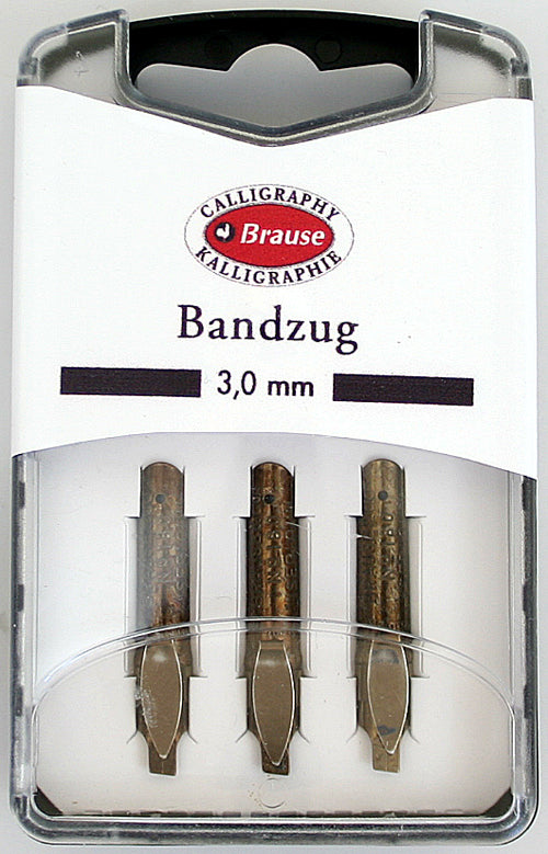 Pk/3 Brause Bandzug Calligraphy Nibs, 3.0 mm