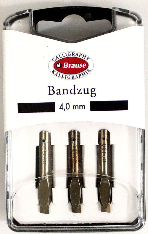 Pk/3 Brause Bandzug Calligraphy Nibs, 4.0 mm