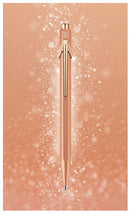 Caran d'Ache Swiss Made 849 Premium Collection Ballpoint Pen, "Brut Rose" (Rose Gold)