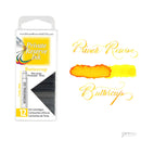 Pk/12 Private Reserve Fountain Pen Ink Cartridges, Buttercup