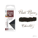 Pk/12 Private Reserve Fountain Pen Ink Cartridges, Chocolat