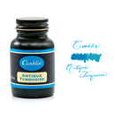Conklin 60 ml Bottle Fountain Pen Ink, Antique Turquoise