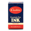 Conklin 60 ml Bottle Fountain Pen Ink, Bright Red
