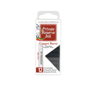 Pk/12 Private Reserve Fountain Pen Ink Cartridges, Copper Burst