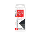 Pk/12 Private Reserve Fountain Pen Ink Cartridges, Dakota Red