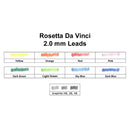 Pk/12 Rosetta Da Vinci Leadholder Graphite Leads, 2 mm, HB
