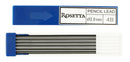 Pk/12 Rosetta Da Vinci Leadholder Graphite Leads, 2 mm, 4B