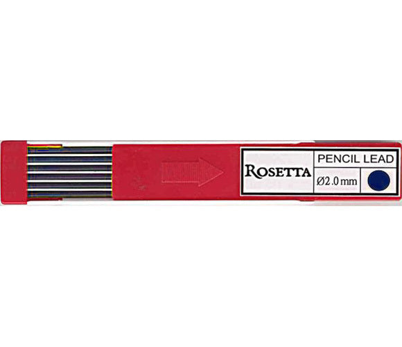 Pk/12 Rosetta Da Vinci Leadholder Leads, 2 mm, Dark Blue